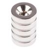 Neodymový magnet Otvor, délka: 6 mm, tloušťka: 5 mm 20 mm Eclipse