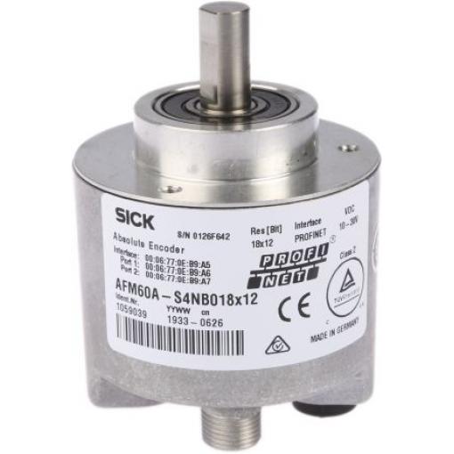 Absolutní kodér, řada: AFM60 Absolutní Profinet, 30V dc 4096 rpm 262144 ppr Pevný IP65, IP67 SICK 10 mm