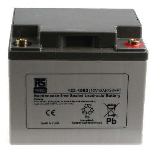 konstrukce AGM 42 Ah RS PRO 12 V