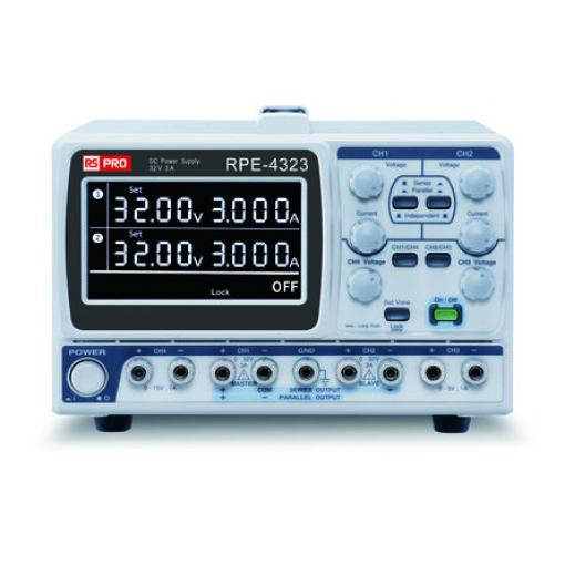 RS PRO Napájecí zdroj stolice Digitální, počet výstupů: 4výstupový 32V 3 A 212 W