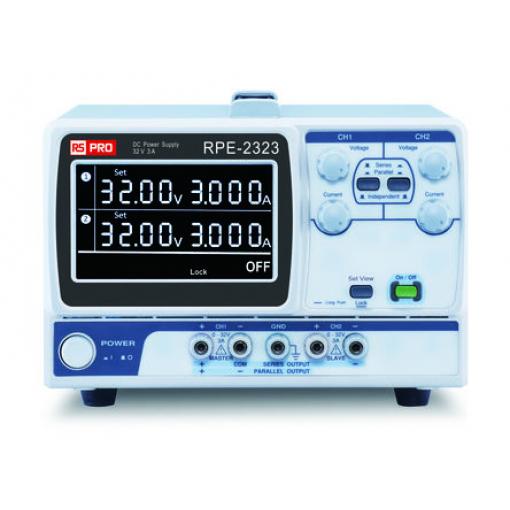 RS PRO Napájecí zdroj stolice Digitální, počet výstupů: 3výstupový 32V 5 A 217 W
