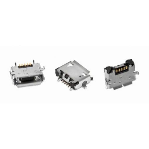 Wurth Elektronik Konektor USB, řada: WR-COM Vnitřní, počet portů: 1portový, orientace těla: Rovný Micro USB typu AB, 30