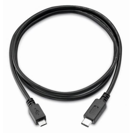 Wurth Elektronik Kabel USB do zásuvky IC Vnější, řada: WR-COM, A: USB typu C, 1 m Vnější, Černá, B: Micro USB typ B