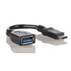 Wurth Elektronik Kabel USB do zásuvky IC Vnější, řada: WR-COM, A: USB typu C, 120 mm Vnitřní, Modrá, B: USB typu A
