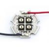 ILH-IW04-85ML-SC201-WIR200. Pole IR LED diod, řada: OSLON Black PowerStar 2 kolíkový Povrchová montáž 4 LED 2640 mW 850