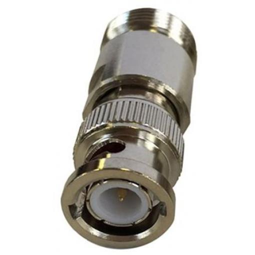 RF Solutions Adaptér RF, orientace těla: Rovný, 50 Ω Vnější, typ kabelu: Koaxiální Vnitřní, Normální