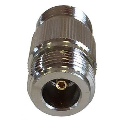 RF Solutions Adaptér RF, orientace těla: Rovný, 50 Ω Vnitřní, typ kabelu: Koaxiální Vnitřní, obklad těla: Poniklovaná