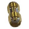 RF Solutions Adaptér RF, orientace těla: Rovný, 50 Ω Vnitřní, typ kabelu: Koaxiální Vnitřní, obklad těla: Poniklovaná