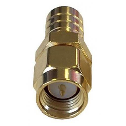 RF Solutions Adaptér RF, orientace těla: Rovný, 50 Ω Vnitřní, typ kabelu: Koaxiální Vnější, SMA
