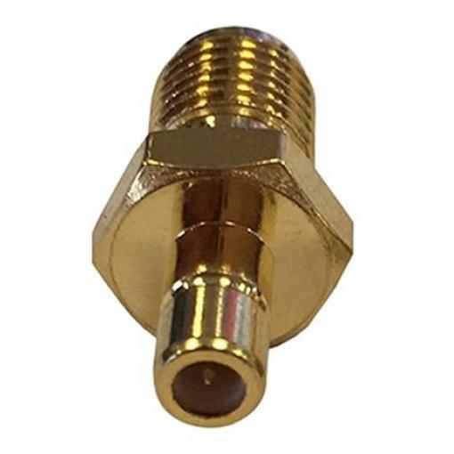 RF Solutions Adaptér RF, orientace těla: Rovný, 50 Ω Vnitřní, typ kabelu: Koaxiální Vnější, obklad těla: Zlacený, SMA