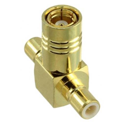 RF Solutions Adaptér RF, orientace těla: Pravý úhel, 50 Ω, 3GHz Vnitřní, typ kabelu: Koaxiální Vnější, obklad těla: