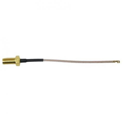 Koaxiální kabel, řada: CBA Vnější, A: UFL Vnitřní, B: SMA 20 cm RF Solutions