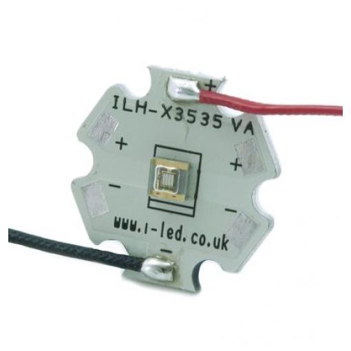 ILH-XP01-S365-SC211-WIR200. UV LED, řada: ILH-XP01-SXXX-SC211-WIR200 2 kolíková 1 Povrch 375 nm 110 ° Intelligent LED