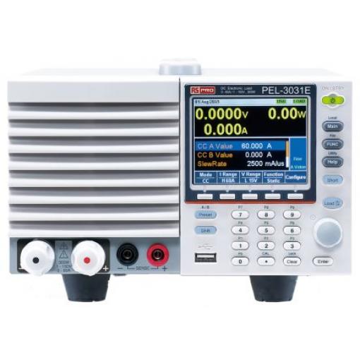 Elektronická zátěž DC Programovatelné 0 to 60 A 1/150 V 3 to 300 W 0.016 to 5000Ω, řada: PEL RS PRO