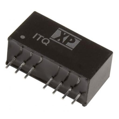 XP Power Měnič DC/DC ITQ, výstup: 12 V 1.5 kV dc, Vin 36V dc 1.2 A, Vin 9V 6 W -40 °C 100 °C Průchozí otvor