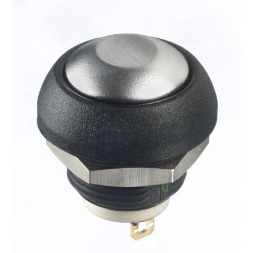 APEM Tlačítkový spínač, řada: IS IP67 SPST Panel Okamžité 13.6 mm 100 mA 48 V dc 32 V ac