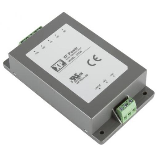 XP Power Měnič DC/DC DTE40, výstup: 24 V dc 2.5 kV dc, Vin 36V dc 1.67 A, Vin 9V -40 °C 85 °C Šasi