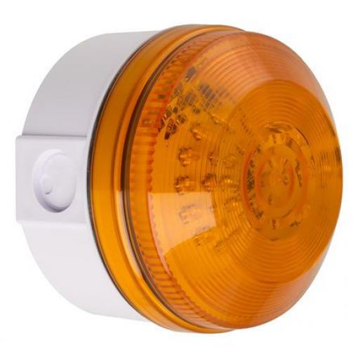 Moflash Maják, řada: LED195 Blikající barva Žlutá 48V ac/dc LED Zadní 76mA CE Certified IP65