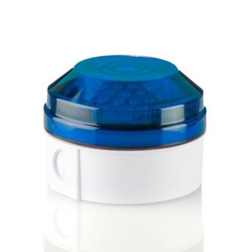 Moflash Maják, řada: LED195 Blikající barva Modrá 48V LED Zadní 35mA CE Certified IP65