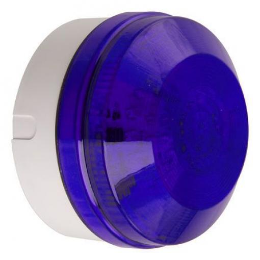 Moflash Maják, řada: LED195 Blikající barva Modrá 48V LED Boční, Zadní 35mA CE Certified IP65