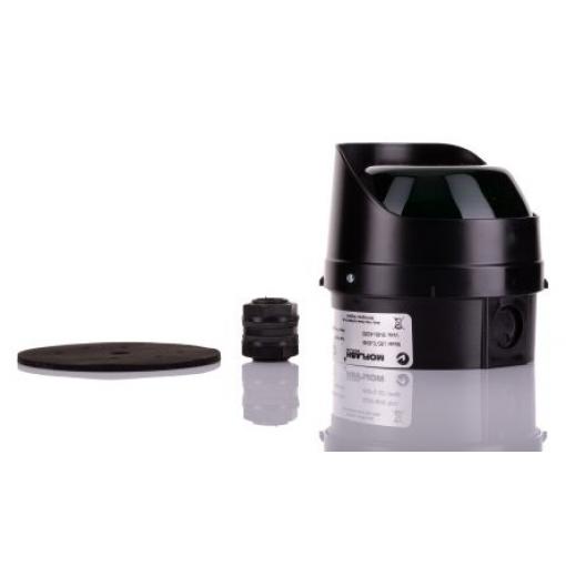 Moflash Maják, řada: LED-TL Modular Stálé, Blikající barva Žlutá 280V ac/dc LED Povrch, Nástěnná 240mA CE Certified IP65