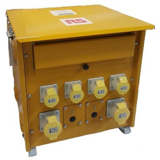 RS PRO 10 kVA, primární napětí: 400 V, sekundární napětí: 110 V (55V-0V-55V), 32 A