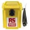 RS PRO Stavební transformátor 1, primární napětí: 230 V ac, sekundární napětí: 230 V ac, 16 A