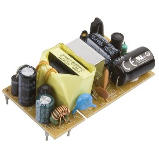 Spínaný napájecí zdroj 15W, počet výstupů: 1, výstup: 12V dc 1.25A Ano Montáž na plošný spoj XP Power