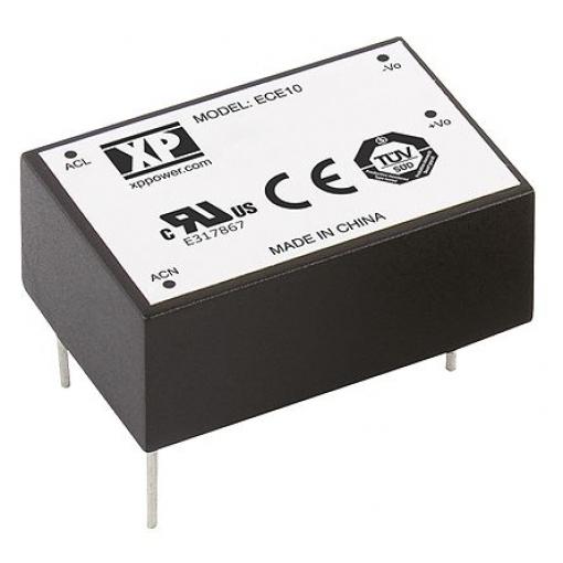 Spínaný napájecí zdroj, počet výstupů: 1 ECE10US24 24V dc Montáž na plošný spoj 10 W ECE XP Power 264V ac