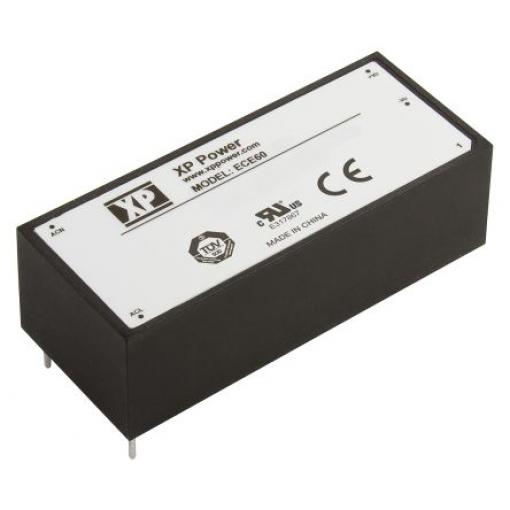 Spínaný napájecí zdroj, počet výstupů: 1 ECE60US12 12V dc Montáž na plošný spoj 60 W ECE XP Power 264V ac