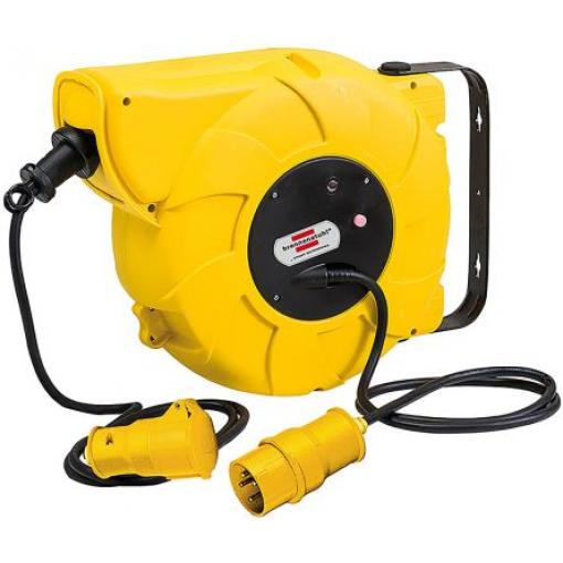 brennenstuhl Kabelový buben, řada: H07RN-F, délka kabelu: 18 m 1 zásuvek Automatické přetáčení, 110 V BS4343/EN60309 110