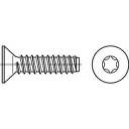 TOOLCRAFT 149889 zápustné šrouby se zápustnou hlavou 5.5 mm 50 mm T profil ocel galvanizováno zinkem 250 ks