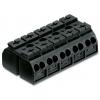 WAGO Pás Terminal, řada: 862 4 mm², Šasi Černá, počet cest: 5 32A, 20/12 AWG, 500 V Klecová svorka