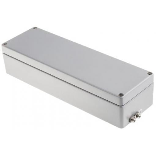 RS PRO Pouzdro, řada: RJ IP66, IP67, IP68, IP65 Nestíněný barva Šedá IK09 barva Šedá Hliník 250 mm 57 mm 250 mm Silikon