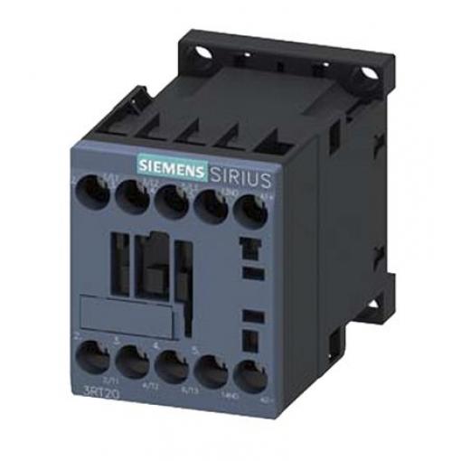 Siemens Řídicí relé, rozsah: 3RT2 3 NO a hodnotami FLC motoru 9A 22A 4 kW 24V dc 3P