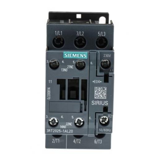 Siemens Řídicí relé, rozsah: 3RT2 3 NO a hodnotami FLC motoru 17A 40A 7.5 kW 230V ac 3P