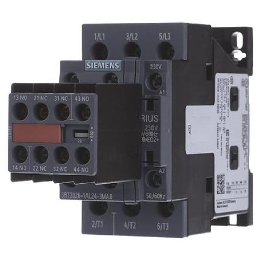 Siemens a hodnotami FLC motoru 22A 40A