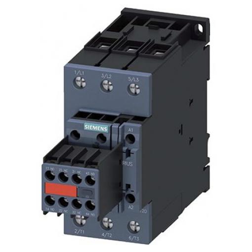 Siemens 50 A 230V ac, rozsah: 3RT2