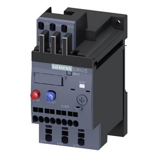 Siemens, rozsah: SIRIUS 3RU2 a hodnotami FLC motoru 2.5A 3A