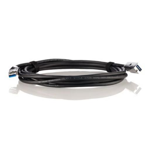 HARTING Kabel USB do zásuvky IC Vnější, A: USB typu A, 3 m Vnitřní, Černá, B: USB typu A