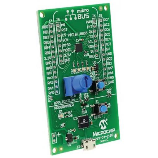 Microchip Vývojová deska, PIC16F18855, PIC, MCU DM164140, Mikrokontrolér, PIC16, MPLAB Xpress, Vývojová deska
