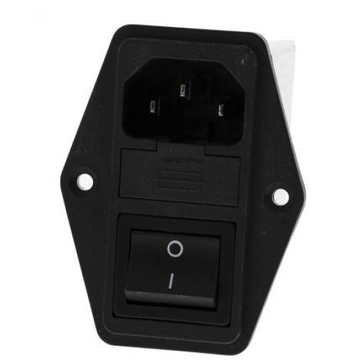 Schaffner Filtr IEC 2A, řada: FN280 C14 Vnější, Montáž do panelu 5 x 20 mm, 250 V ac 2 póly, 50/400 Hz Faston, 85 °C 2,