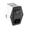 Schaffner Filtr IEC 6A, řada: FN280 C14 Vnější, Montáž do panelu 5 x 20 mm, 250 V ac 2 póly, 50/400 Hz Faston, 85 °C 2,