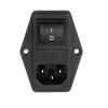 Schaffner Filtr IEC 6A, řada: FN280 C14 Vnější, Montáž do panelu 5 x 20 mm, 250 V ac 2 póly, 50/400 Hz Faston, 85 °C 2,