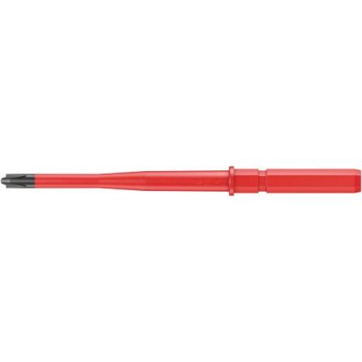 Izolovaná čepel šroubováku, dělka lopatky: 154 mm Splňuje normu VDE/1000V Izolované hrot PH2 Wera