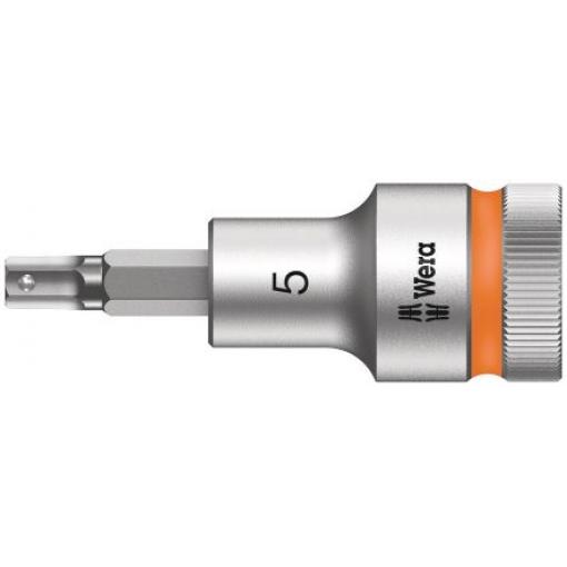 Zásuvka 1/2 in pohon 5 mm Šestihran Šestihran, celková délka: 21.5 mm Wera
