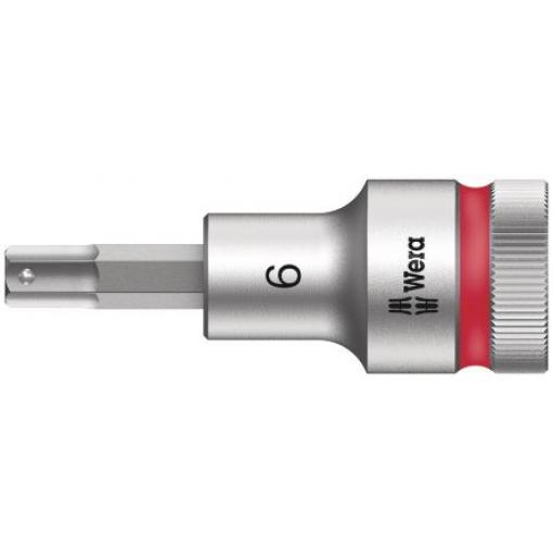 Zásuvka 1/2 in pohon 6 mm Vrták Šestihran, celková délka: 21.5 mm Wera