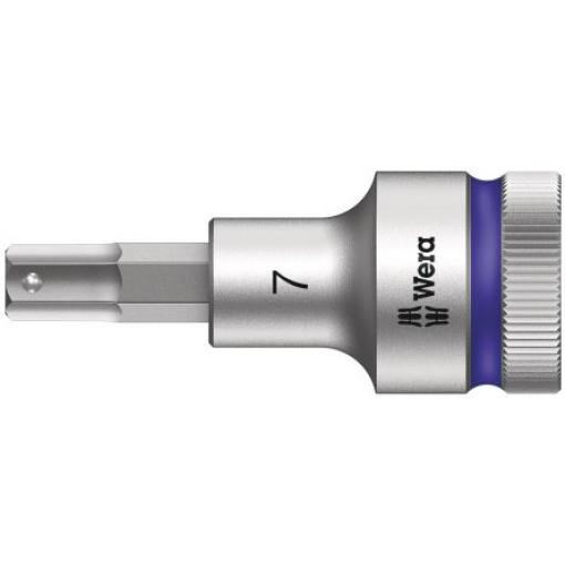 Zásuvka 1/2 in pohon 7 mm Šestihran Šestihran, celková délka: 21.5 mm Wera