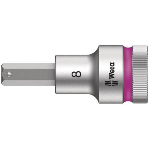 Zásuvka 1/2 in pohon 8 mm Šestihran Šestihran, celková délka: 21.5 mm Wera