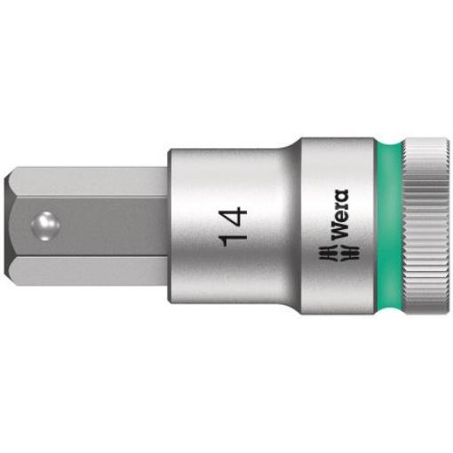Zásuvka 1/2 in pohon 14 mm Šestihran Šestihran, celková délka: 23.0 mm Wera